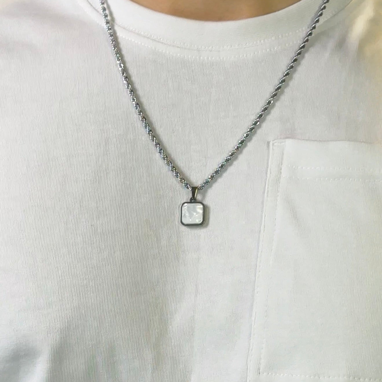 Night and Dawn Pendant - angle 2